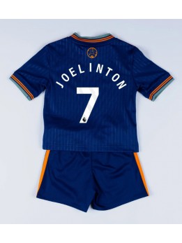 Newcastle United Joelinton #7 Replika Tredje Kläder Barn 2025-26 Kortärmad (+ byxor)